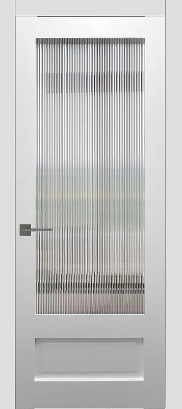 Межкомнатная дверь Carda Diamond VN-5 стекло Moru, белый пэт