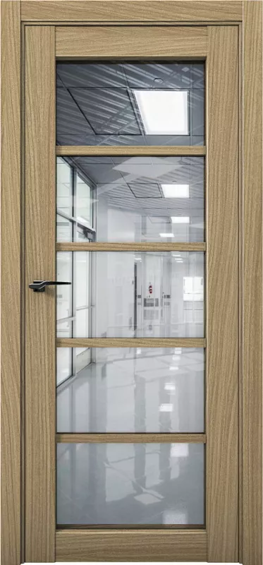 Межкомнатная дверь Aurum doors Co 23 Кобальт Дуб светлый