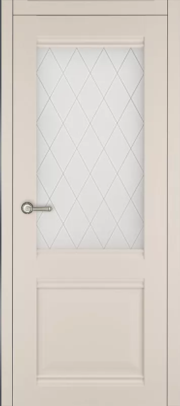 Межкомнатная дверь Carda К-2 Магнолия Витраж