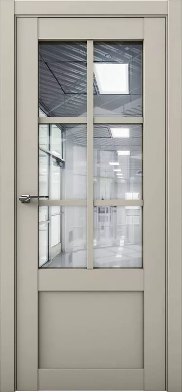 Межкомнатная дверь Aurum doors Co 21 Кобальт Силк грей