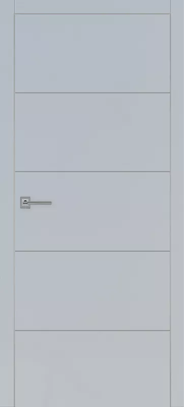 Межкомнатная дверь Carda Тоскана-2 Серый софт алюм.кромка с 2х ст.