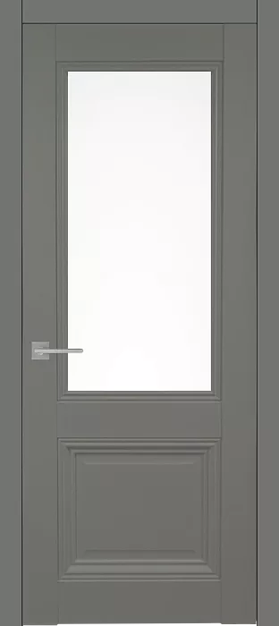 Межкомнатная дверь Carda Diamond VN-1 стекло сатинат, серый пэт