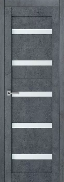 Межкомнатная дверь Carda ТЛ-5 Бетон графит