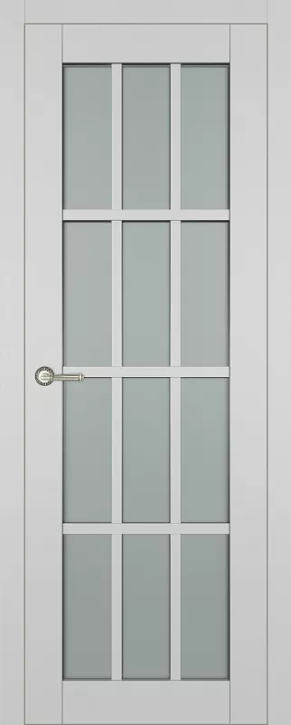 Межкомнатная дверь Carda К-61 Серый софт Витраж