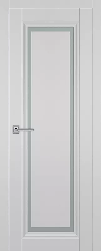 Межкомнатная дверь Carda К-32 Серый софт Витраж