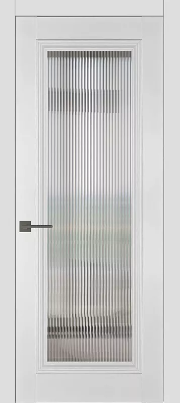 Межкомнатная дверь Carda Diamond VN-3 стекло Moru, белый пэт