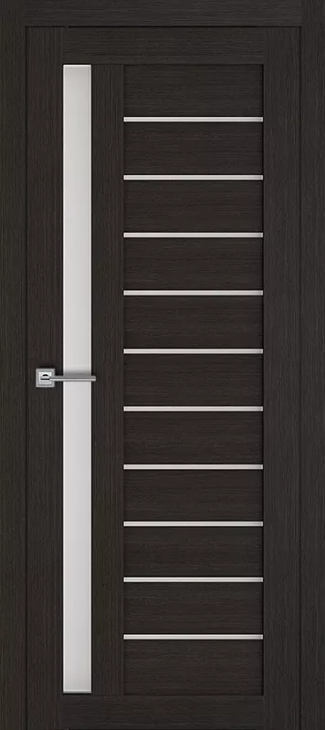 Межкомнатная дверь Carda  Т-14 Венге матовое стекло