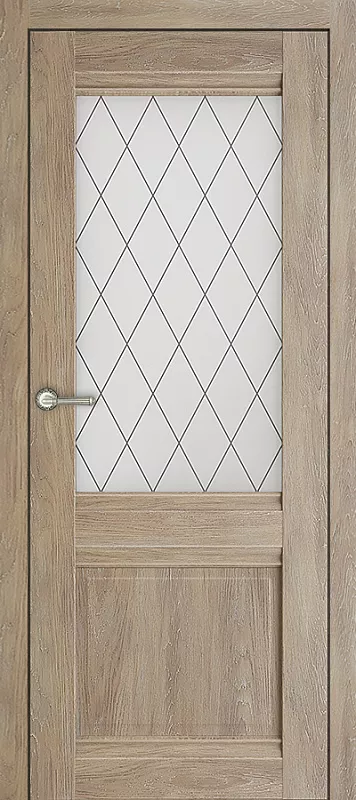 Межкомнатная дверь Carda К-2 Шале золотой Витраж