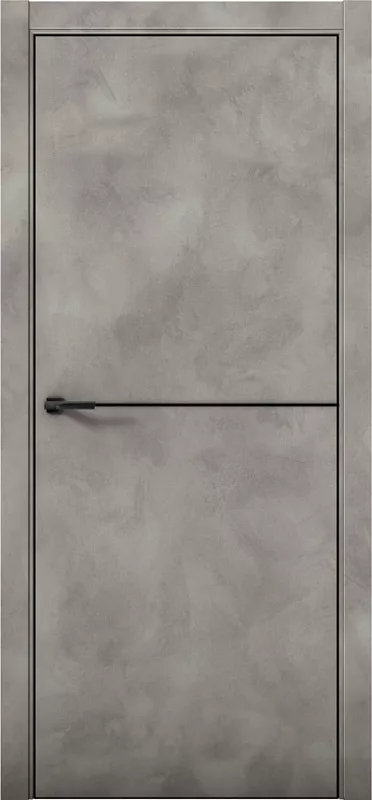 Межкомнатная дверь Aurum doors Pu 2 Плутоний Бетон