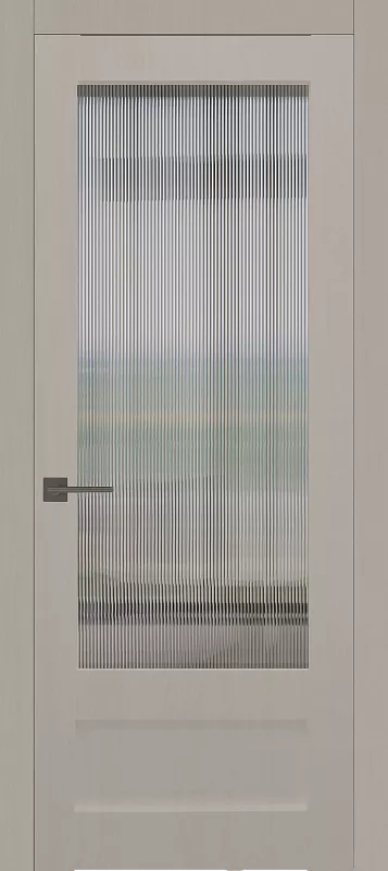 Межкомнатная дверь Carda Diamond VN-5 стекло Moru, вуд грей