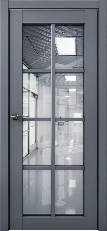 Межкомнатная дверь Aurum doors Co 22 Кобальт Антрацит