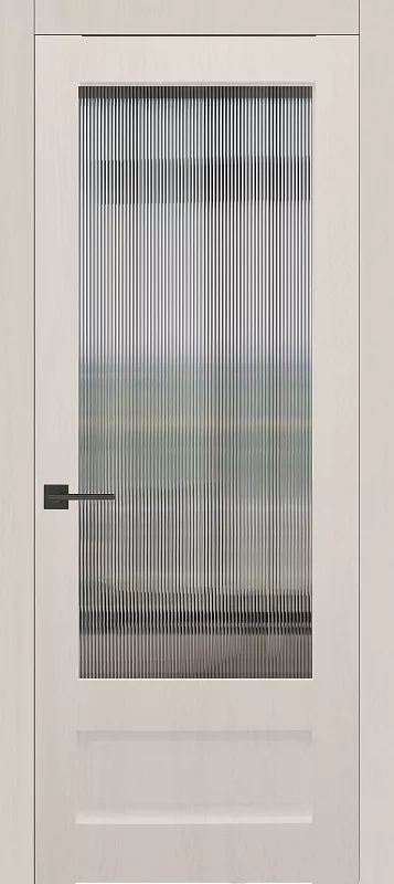 Межкомнатная дверь Carda Diamond VN-5 стекло Moru, вуд бежевый