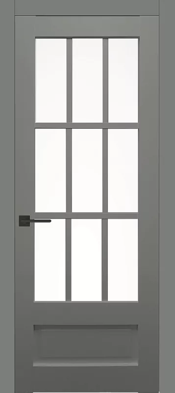 Межкомнатная дверь Carda Diamond VN-2 стекло сатинат, серый пэт