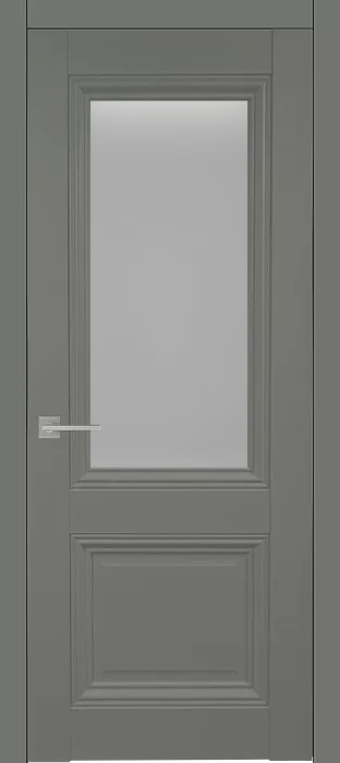 Межкомнатная дверь Carda Diamond VN-1 Зеркало Прозрачное Серое, серый пэт