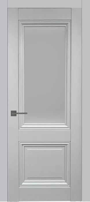 Межкомнатная дверь Carda Diamond VN-1 Зеркало Прозрачное Серое, белый пэт