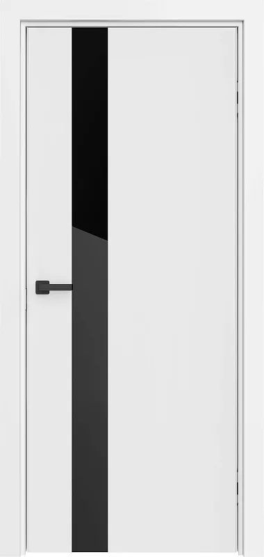 Межкомнатная дверь Carda R-2 Белый софт черная кромка