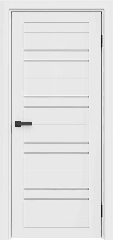 Межкомнатная дверь Carda  Т-16 Белый софт матовое стекло