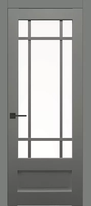 Межкомнатная дверь Carda Diamond VN-2/1 стекло сатинат, серый пэт