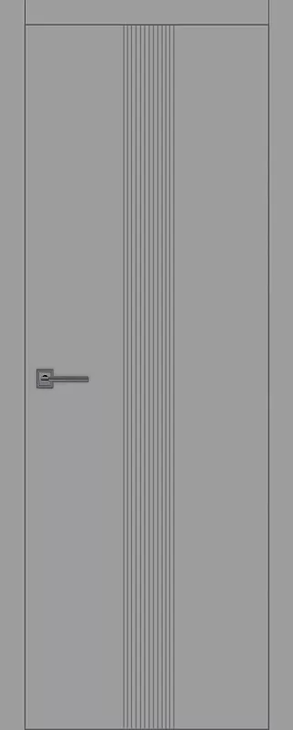 Межкомнатная дверь Carda Е-1 Серый софт глухая без молдинга