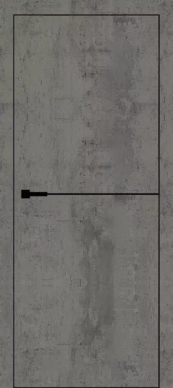Межкомнатная дверь Carda Diamond I-04 глухая, бетон светлый