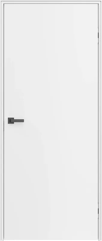 Межкомнатная дверь CARDA НЕВИДИМКА (57мм) с четвертью кромка чёрная