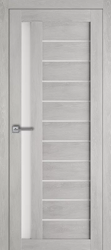 Межкомнатная дверь Carda  Т-14 Шале серый матовое стекло