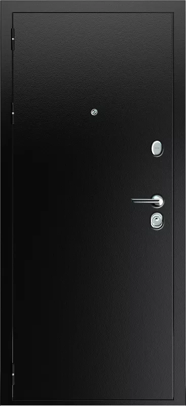 Входная дверь Carda С-31211 Черный букле DOPPIO CLASSICA White soft Без ручки Хром