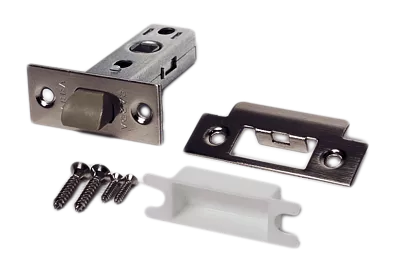 Фото: Защелка межкомнатная CARDA 101А (пластик. язычок),MBSN Графит