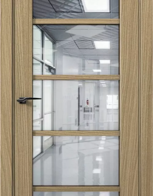 Фото: Межкомнатная дверь Aurum doors Co 23 Кобальт Дуб светлый