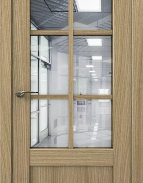 Фото: Межкомнатная дверь Aurum doors Co 21 Кобальт Дуб светлый