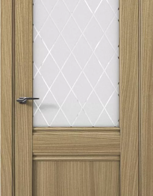 Фото: Межкомнатная дверь Aurum doors Co 12 Кобальт Дуб светлый