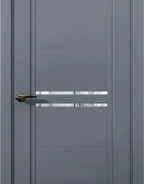 Фото: Межкомнатная дверь Aurum doors Co 4 Кобальт Антрацит