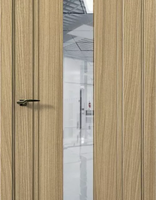 Фото: Межкомнатная дверь Aurum doors Co 3 Кобальт Дуб светлый