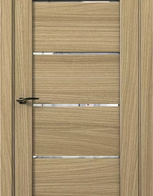 Фото: Межкомнатная дверь Aurum doors Co 1 Кобальт Дуб светлый