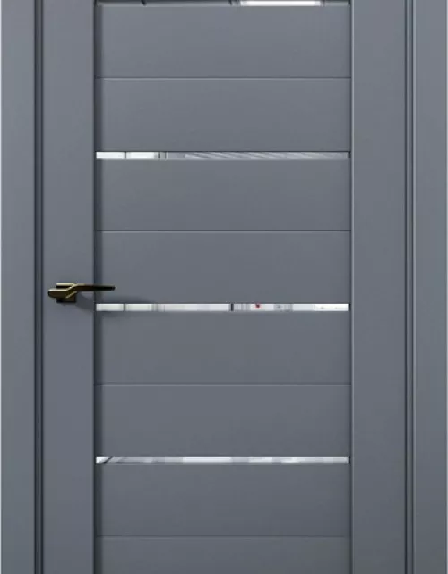 Фото: Межкомнатная дверь Aurum doors Co 1 Кобальт Антрацит