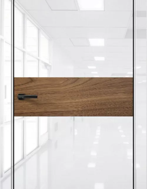 Фото: Межкомнатная дверь Aurum doors Pt 5 Платина Crystal white