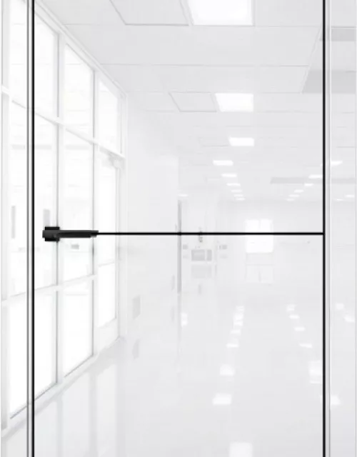 Фото: Межкомнатная дверь Aurum doors Pt 2 Платина Crystal white