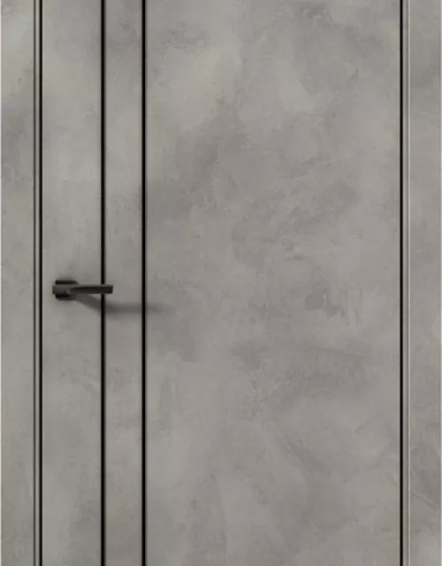 Фото: Межкомнатная дверь Aurum doors Pu 4 Плутоний Бетон
