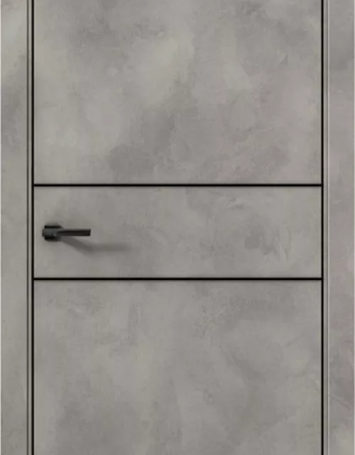 Фото: Межкомнатная дверь Aurum doors Pu 3 Плутоний Бетон