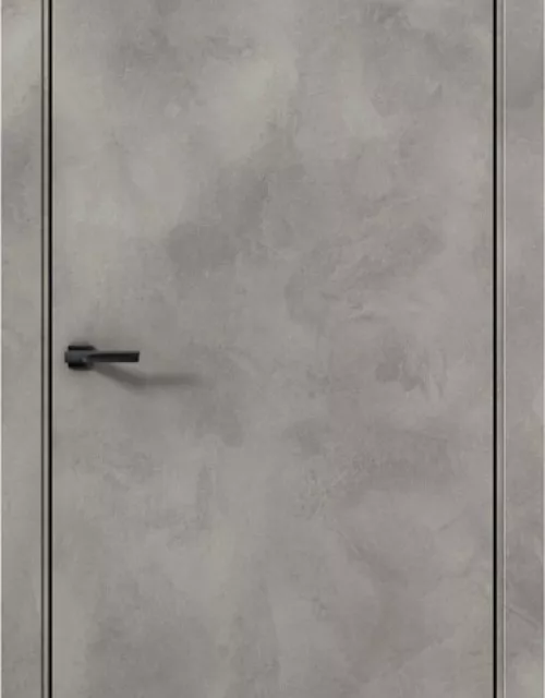 Фото: Межкомнатная дверь Aurum doors Pu 1 Плутоний Бетон