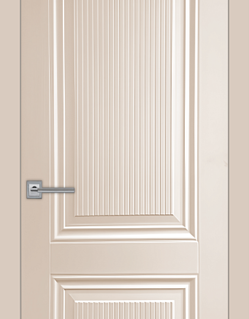 Фото: Межкомнатная дверь Carda НК-10 Эмалит кремовый глухая