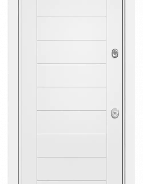 Фото: Входная дверь Portalle Shweda Decoline Soft White