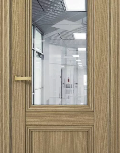Фото: Межкомнатная дверь Aurum doors Co 31 Кобальт Дуб светлый